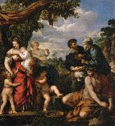 Pietro da Cortona The Alliance of Jacob and Laban oil on canvas